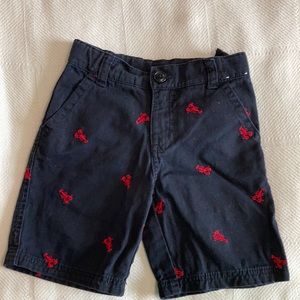 Gymboree size 3 Lobster print adjustable shorts